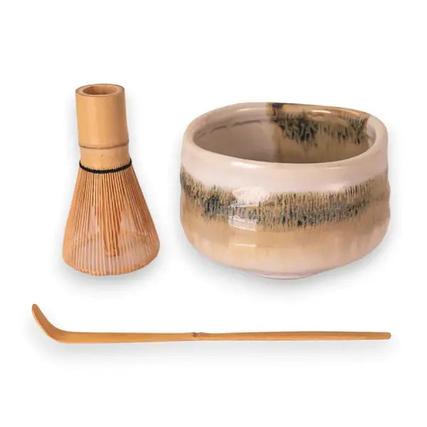 Matcha Tea Set (21 oz Bowl) with Whisk and Tea Spoon