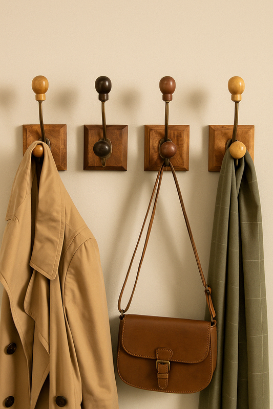 Set of 4 Sussex Style Coat Hooks