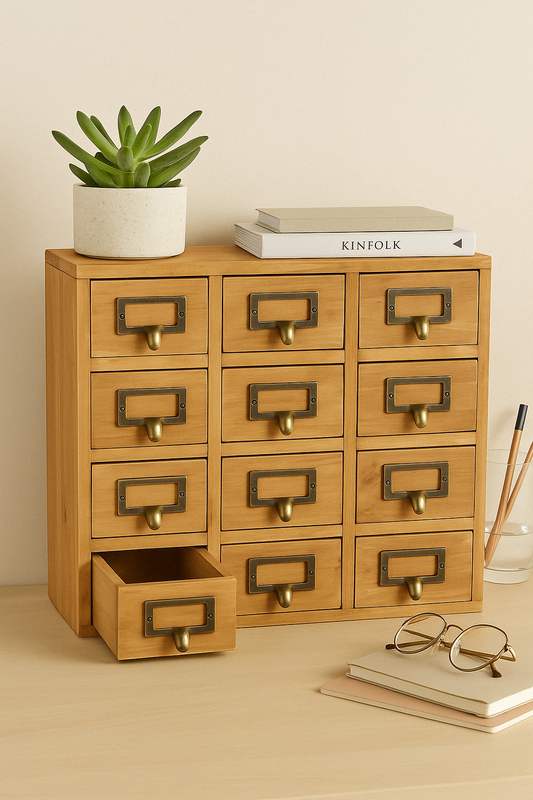 Storage Drawers (12 drawers) 35 x 15 x 34cm