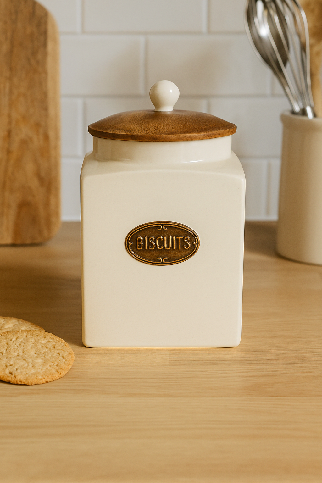 Ceramic Biscuit Jar