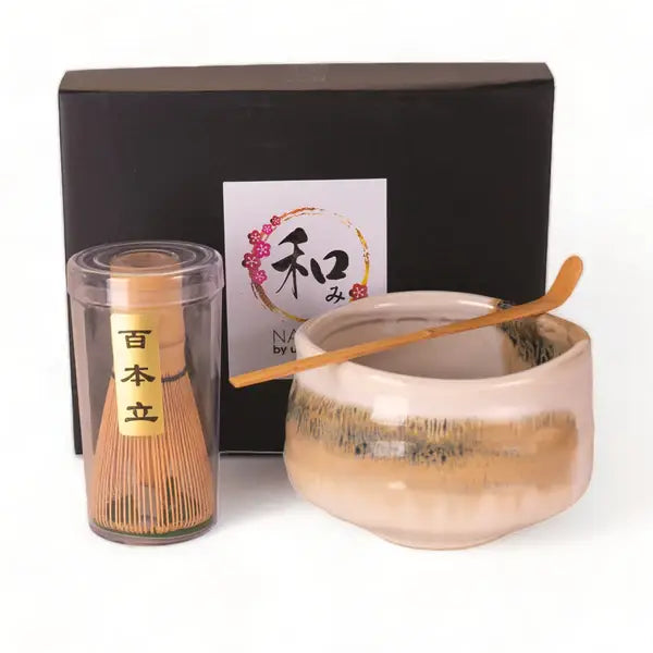 Matcha Tea Set (21 oz Bowl) with Whisk and Tea Spoon